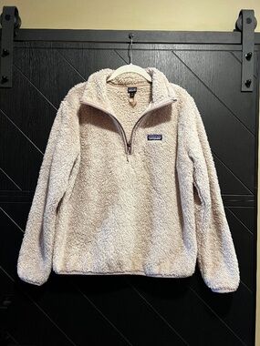 Patagonia Los Gatos 1/4 Zip Fleece Pullover- Shroom Taupe- Medium